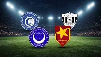 صورة غلاف رياضية لأندية الهلال والمريخ وهلال الساحل وأهلي مدني السودانية في دوري أبطال إفريقيا وكأس الكونفدرالية